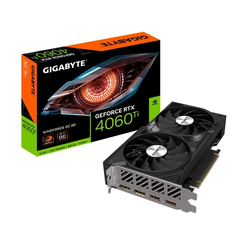 Gigabyte GeForce RTX 4060 Ti Windforce OC 8G 8GB 128Bit GDDR6 GV-N406TWF2OC-8GD