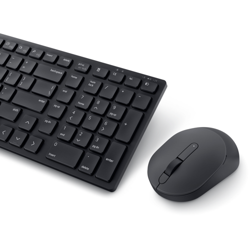 Dell Pro Kompakt Sessiz Kablosuz Klavye Mouse Set Q TR Siyah KM555