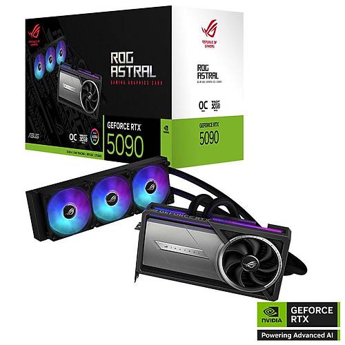 ASUS ROG Astral LC GeForce RTX 5090 32GB GDDR7 OC Edition Ekran Kart