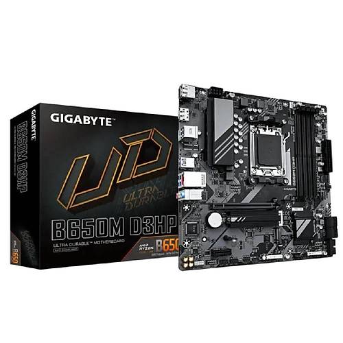 Gigabyte B650M D3HP DDR5 7600MHz (OC) M.2 HDMI DP mATX AM5 Anakart