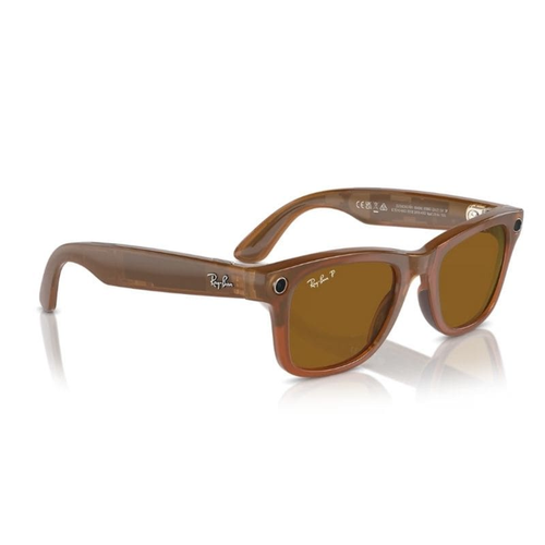 Ray-Ban Meta Wayfarer Ak�ll� G�zl�k Karamel Polarize Kahverengi