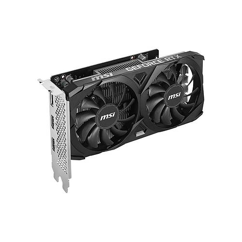 MSI GeForce RTX 3050 Ventus 2X E 6G OC 6GB GDDR6 96Bit DX12 PCIe 4.0 X8 (1xDP 2xHDMI) Ekran Kart