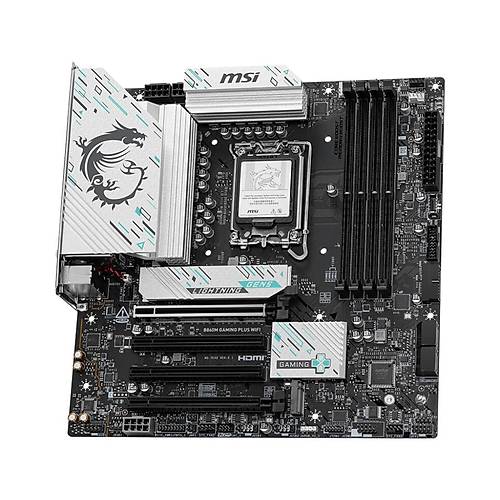 MSI B860M GAMING PLUS WiFi DDR5 8600MHz (OC) 3xM.2 Thunderbolt 4 HDMI DP 5G LAN WiFi 7 mATX Soket 1851