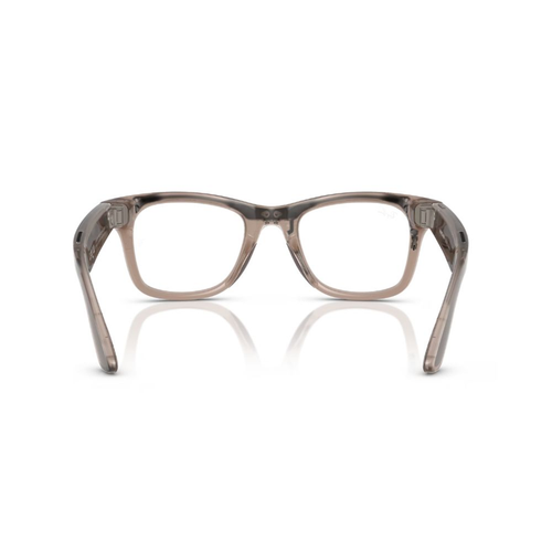 Ray-Ban Meta Wayfarer Ak�ll� G�zl�k Shiny Warm Stone Watermelon Red Transitions RW4006