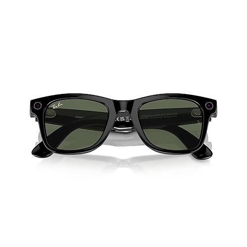 Ray-Ban Meta Wayfarer Akıllı Gözlük Parlak Siyah G15 Yeşil