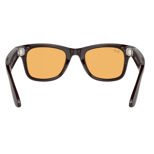 Ray-Ban Meta Wayfarer Ak�ll� G�zl�k Parlak Siyah Karamel