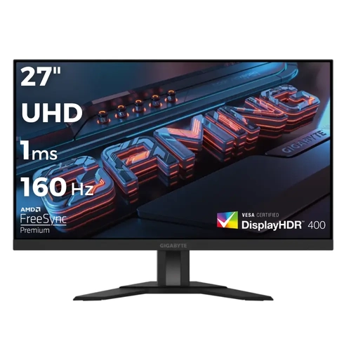 Gigabyte M27UA 27 3840x2160 UHD 160Hz 1ms HDMI DP Type-C HDR 400 FreeSync Premium IPS Gaming Monitr