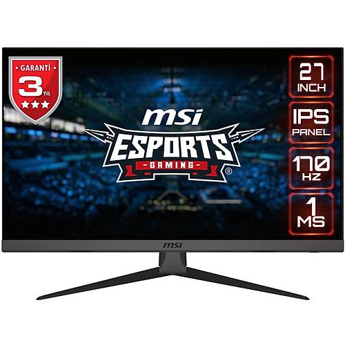 MSI G2722 27 1920x1080 170Hz 1ms HDMI DP IPS Gaming Monitr