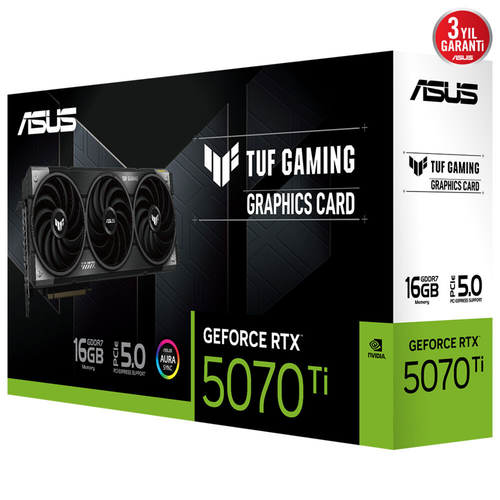 ASUS TUF Gaming GeForce RTX 5070 Ti 16GB GDDR7 Ekran Kart�
