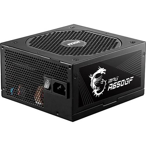 MSI MPG A650GF 650W 80+ Gold Full Modler 140mm Fanl Power Supply