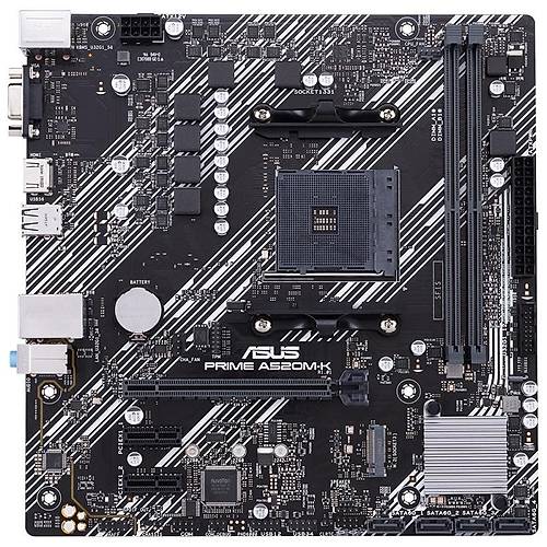 ASUS PRIME A520M-K DDR4 4400MHz HDMI VGA M.2 USB 3.2 mATX AM4