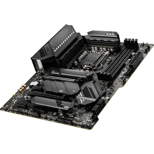 MSI MAG Z590 TOMAHAWK WiFi DDR4 5333MHz (OC) PCI-E Gen 4 M.2 USB 3.2 1x2.5G LAN WiFi 6 ATX Soket 1200