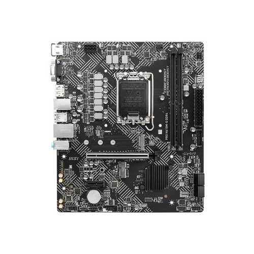 MSI PRO H610M-G DDR5 5600MHz (OC) HDMI VGA DP M.2 USB 3.2 1x1G LAN mATX Soket 1700