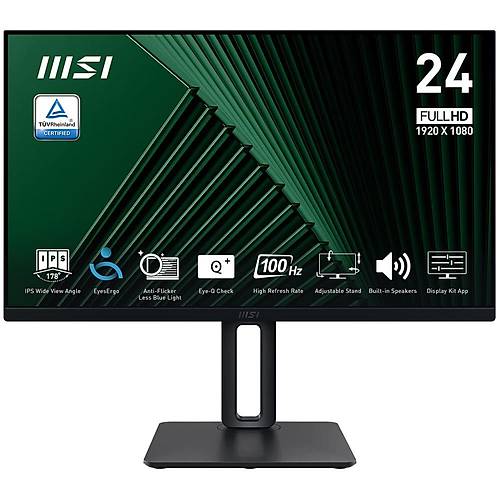 MSI PRO MP245PG 23.8 1920x1080 100Hz 1ms HDMI VGA DP Adaptive Sync IPS Monitr