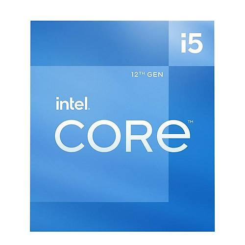 Intel Core i5 12400 Soket 1700 2.5GHz 18MB Cache lemci Fanl Kutulu