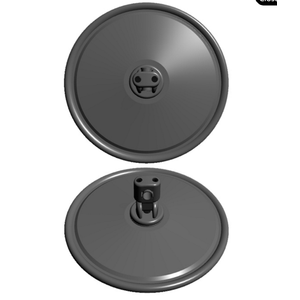 Man Yuvarlak Topuzlu Ayna