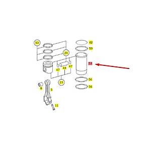 G�MLEK 128 MM OM457 DI� Y�ZEY� KROM KAPLI