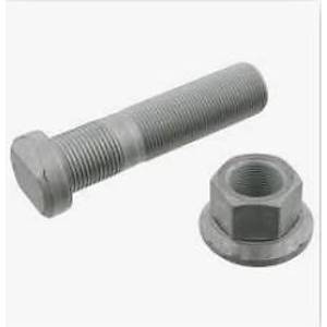 Bijon M22x92mm Somunlu, Frezeli (Gri)