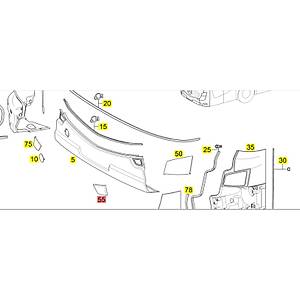 YEN� TRAVEGO PLAKA YER� KAPAK SOL A4108850225