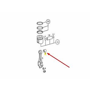 P�STON KOL BURCU OM904-906 42.00mm Y.M