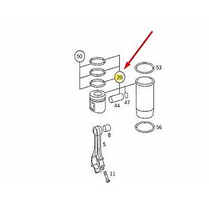 SEGMAN 3.0x3.0x4.0 128.00mm STD OM457