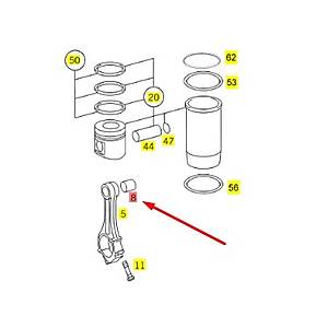 P�STON KOL BURCU ACTROS-457 EURO 4-5 ( ��FT DEL�K )