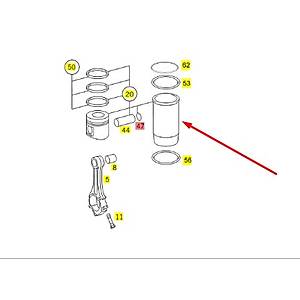 G�MLEK 128.00mm OM457 EURO4/5 G�MLEK LAST�KL�