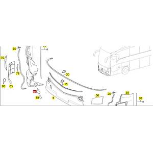 YEN� TRAVEGO PLAKA YER� KAPAK SOL A4108850325