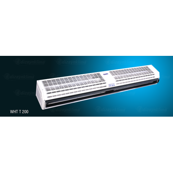 WHT TH 240 Cm Inox Krom Nikel Hijyenik Istcsz Uzaktan Kumandal Hava Perdeleri