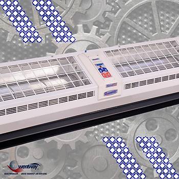 WHP EN 100  Endstriyel Tip 16 kw Istcl  Uzaktan Kumandal Hava Perdeleri