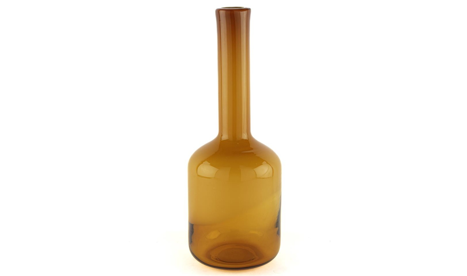 Amber Oranj Degrade Cam Vazo 16x47 cm