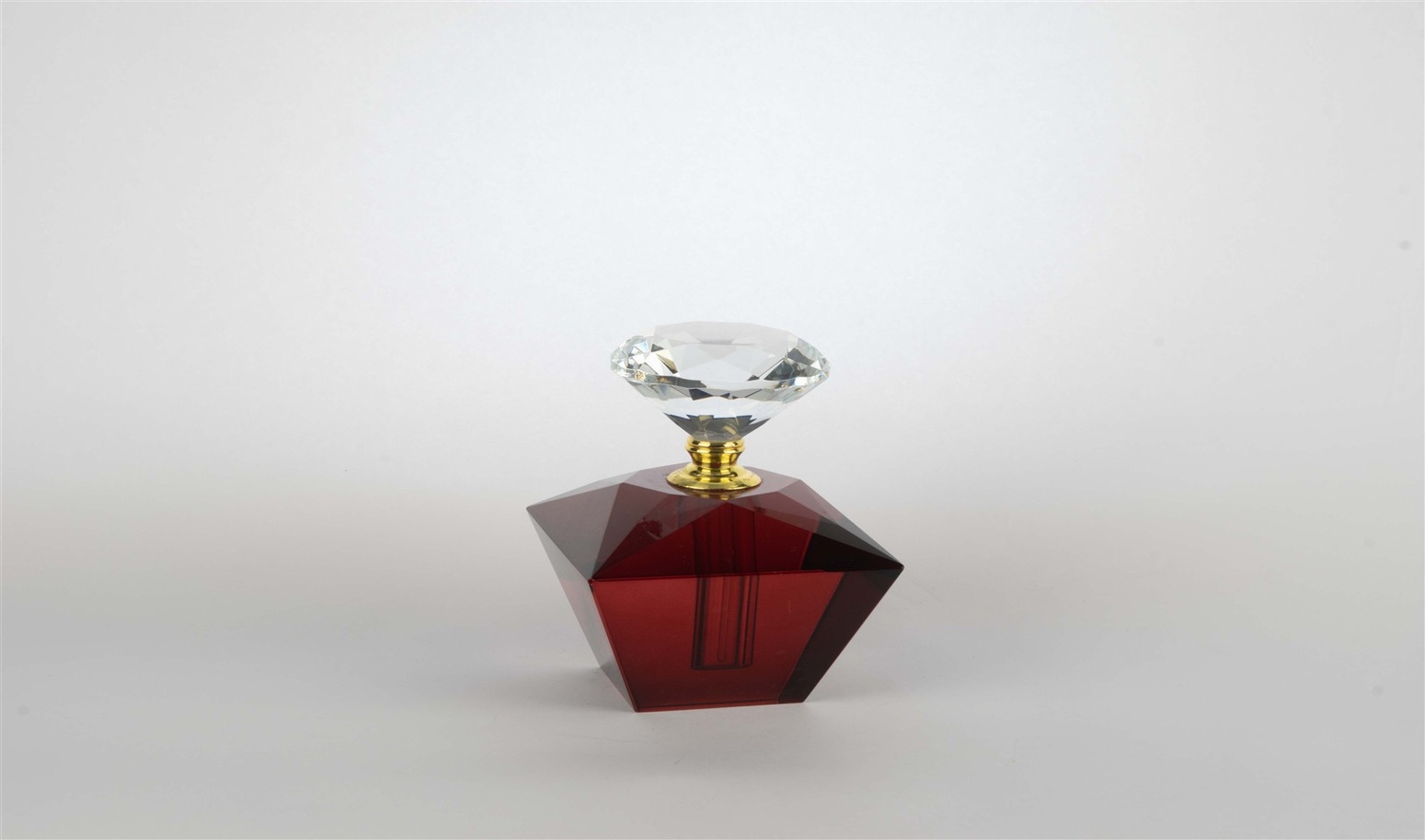 Kristal Kırmızı Şişe 13x10 cm