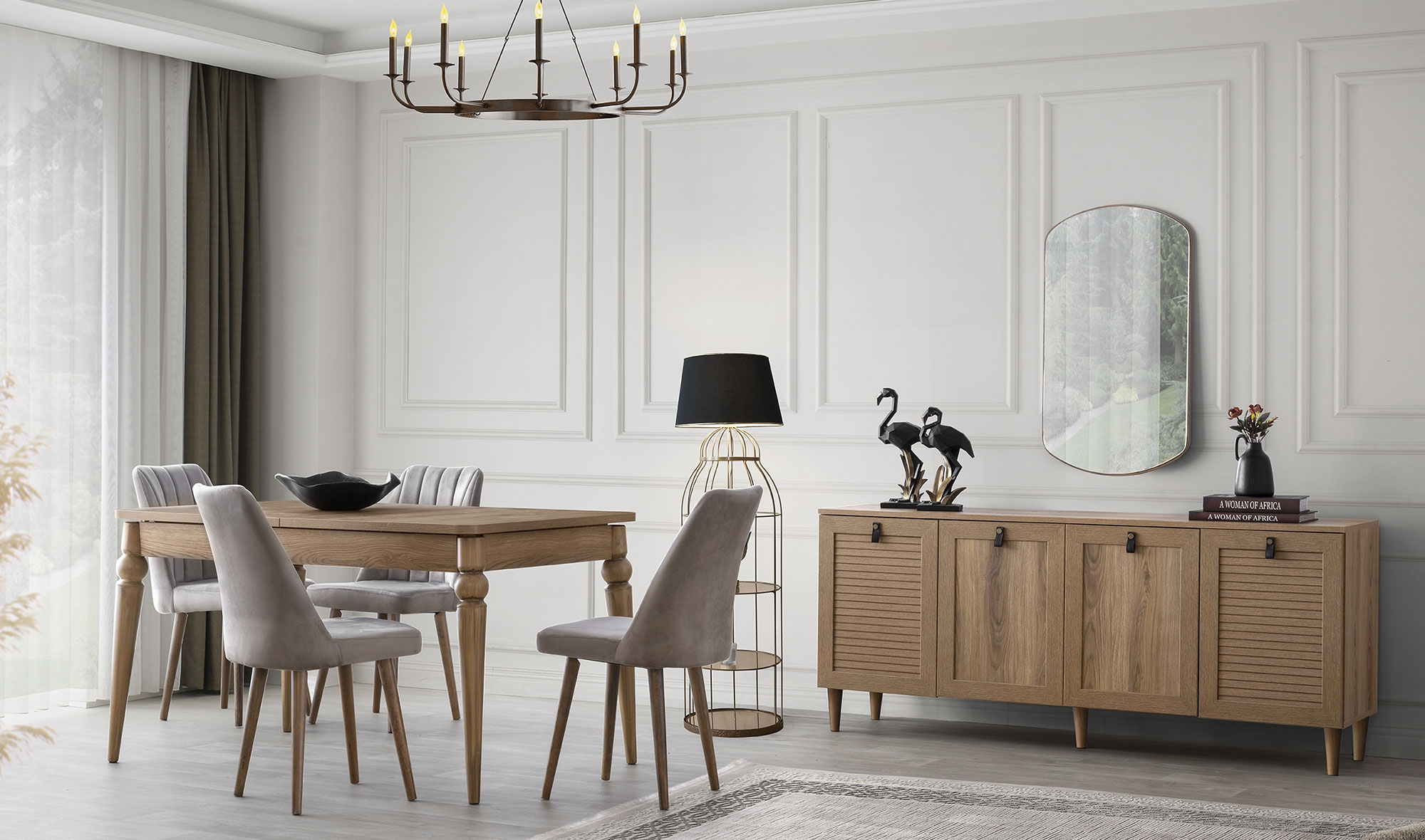 Linear Mdf Yemek Odası
