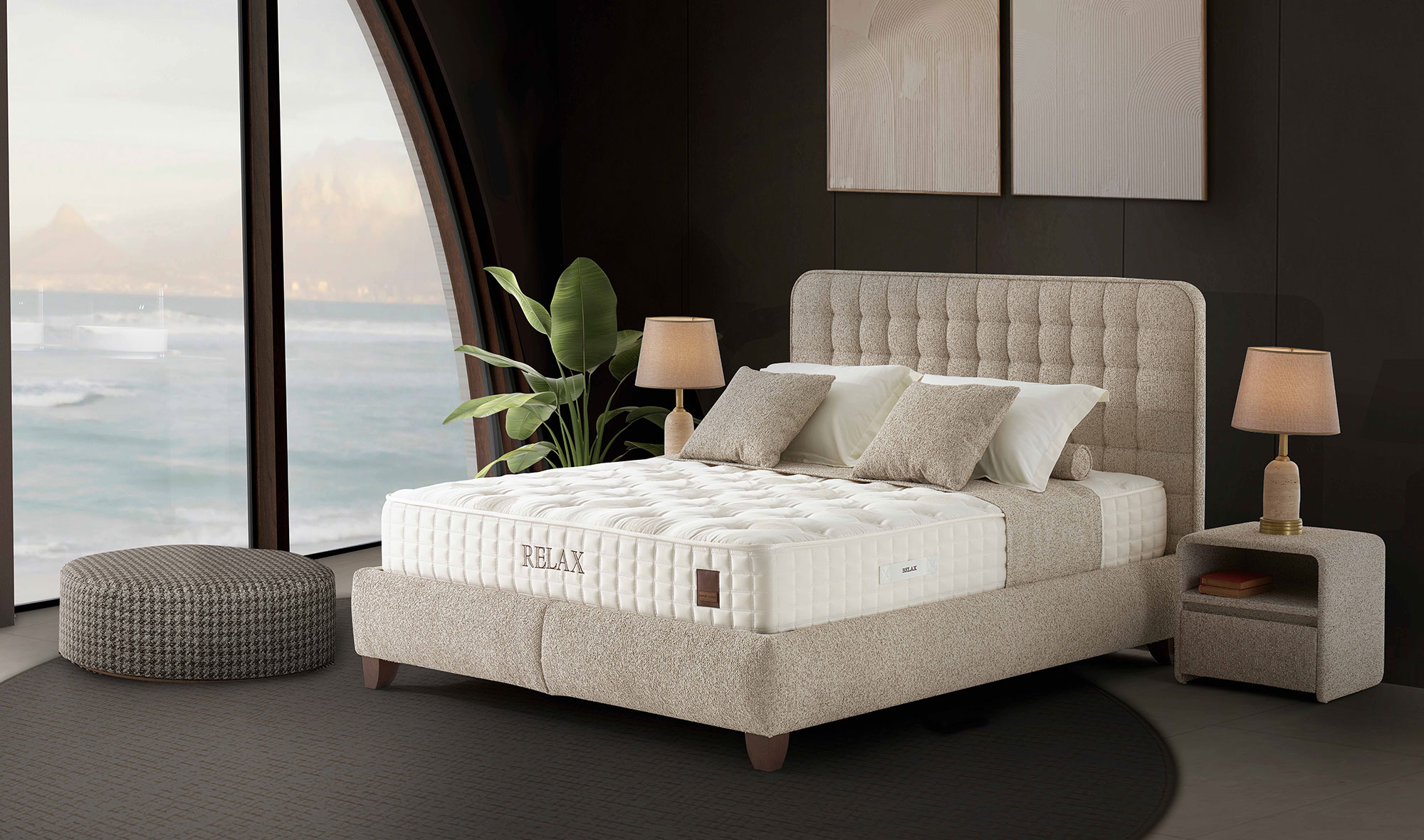 Relax Letto Baza + Başlık + Yatak