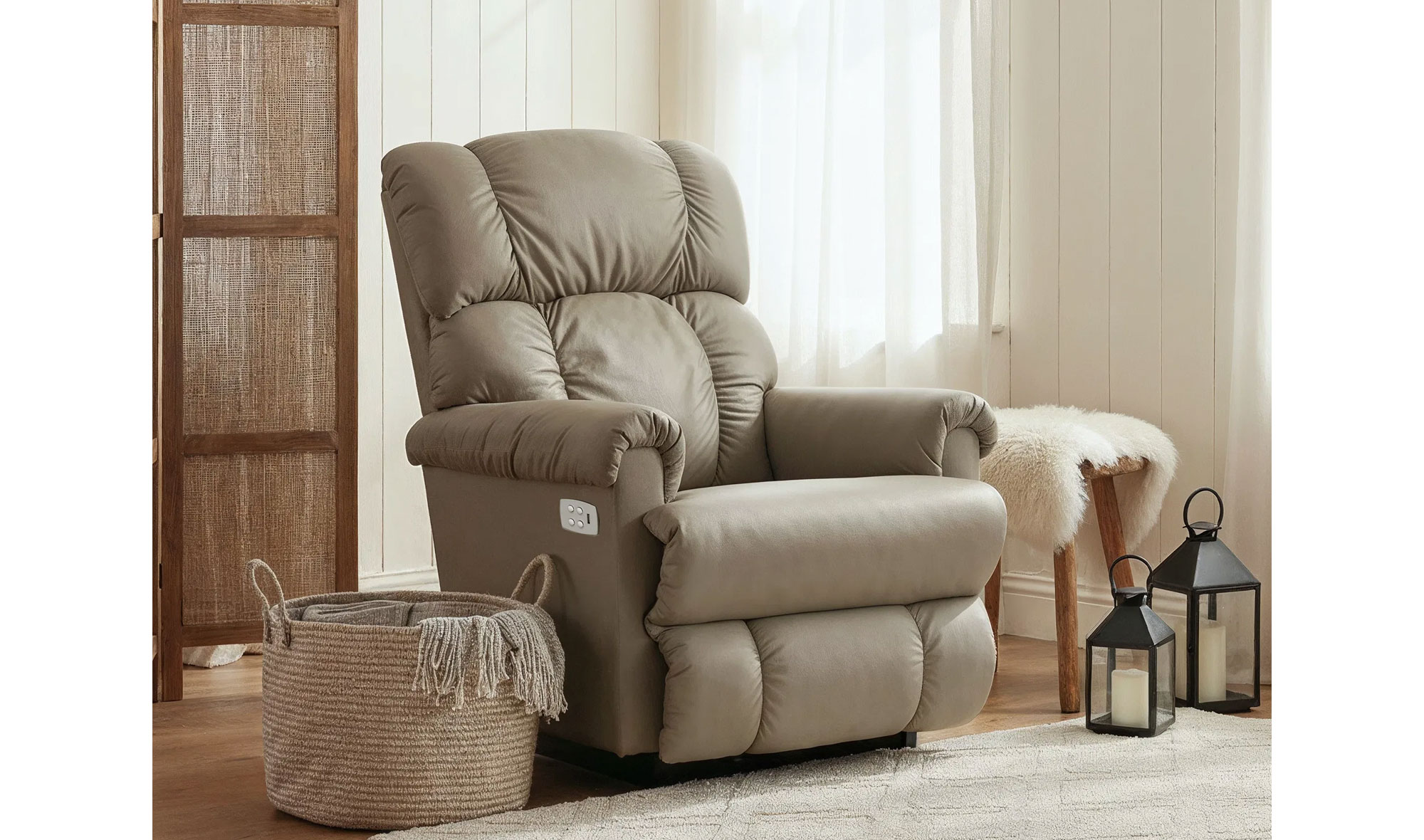 La-Z-Boy Pinnacle Madras Mushroom Elektrikli Koltuk