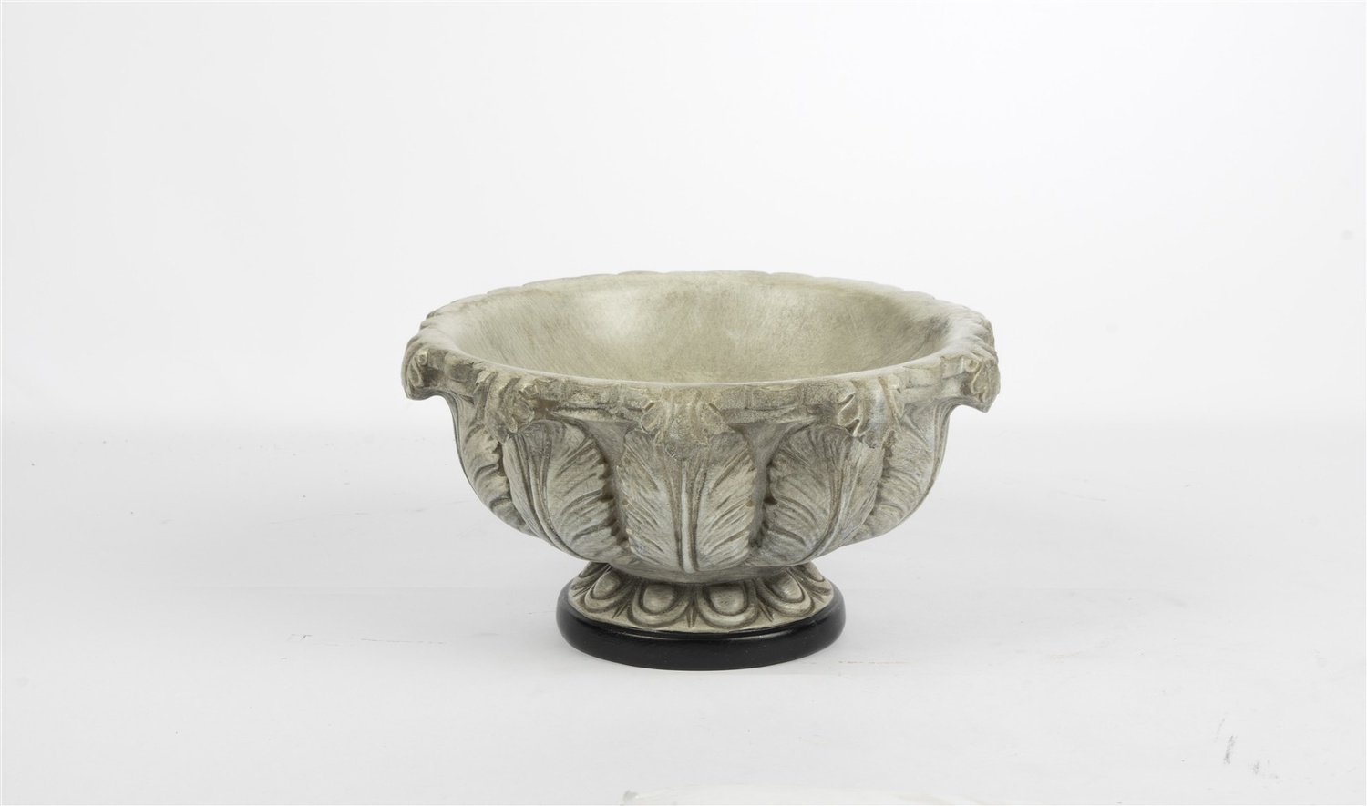 Gri Ayaklı Kase 24x15 cm