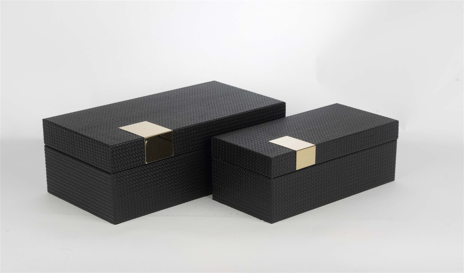 2li Siyah Gold Dek Kutu 24x12 cm