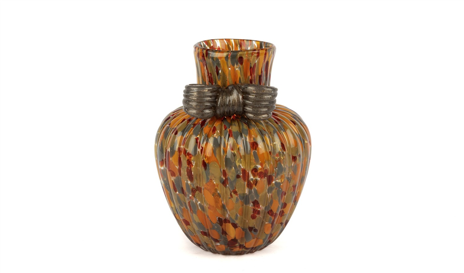 Flame Muse Fiyonklu Cam Vazo 19x29 cm