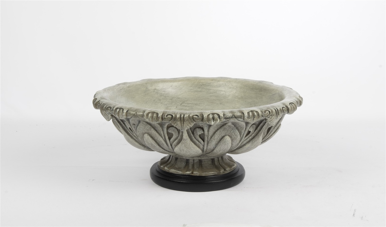 Gri Ayaklı Kase 28x15 cm