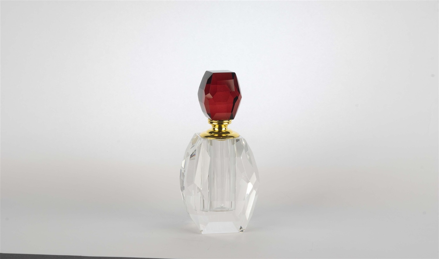 Kristal Şeffaf Şişe 18x7 cm
