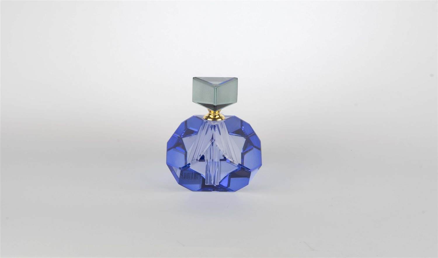 Kristal Mavi Şişe 12x9 cm