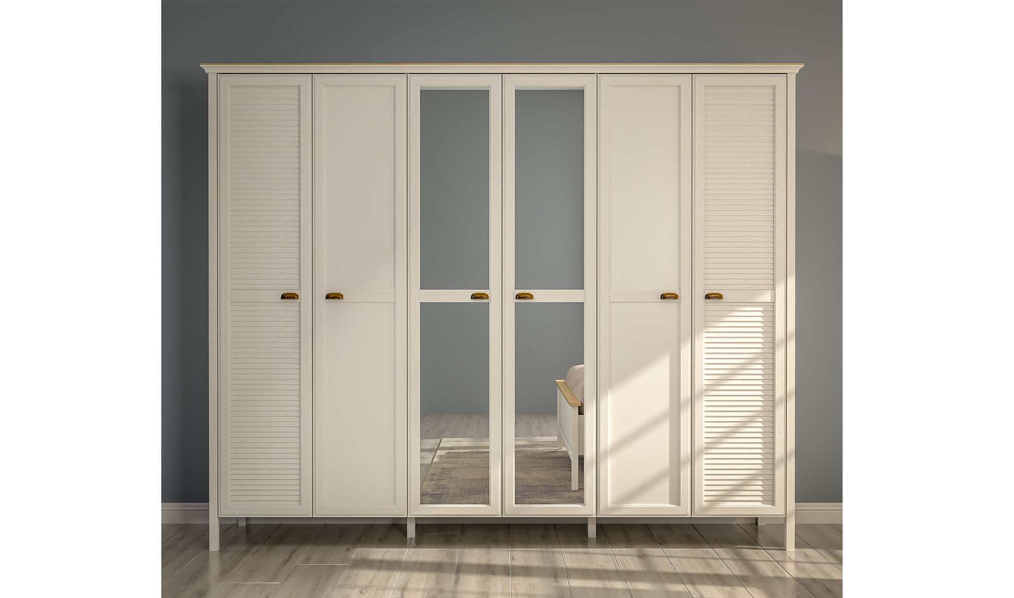 Astoria 6 Kapılı Gardrop - Askılı