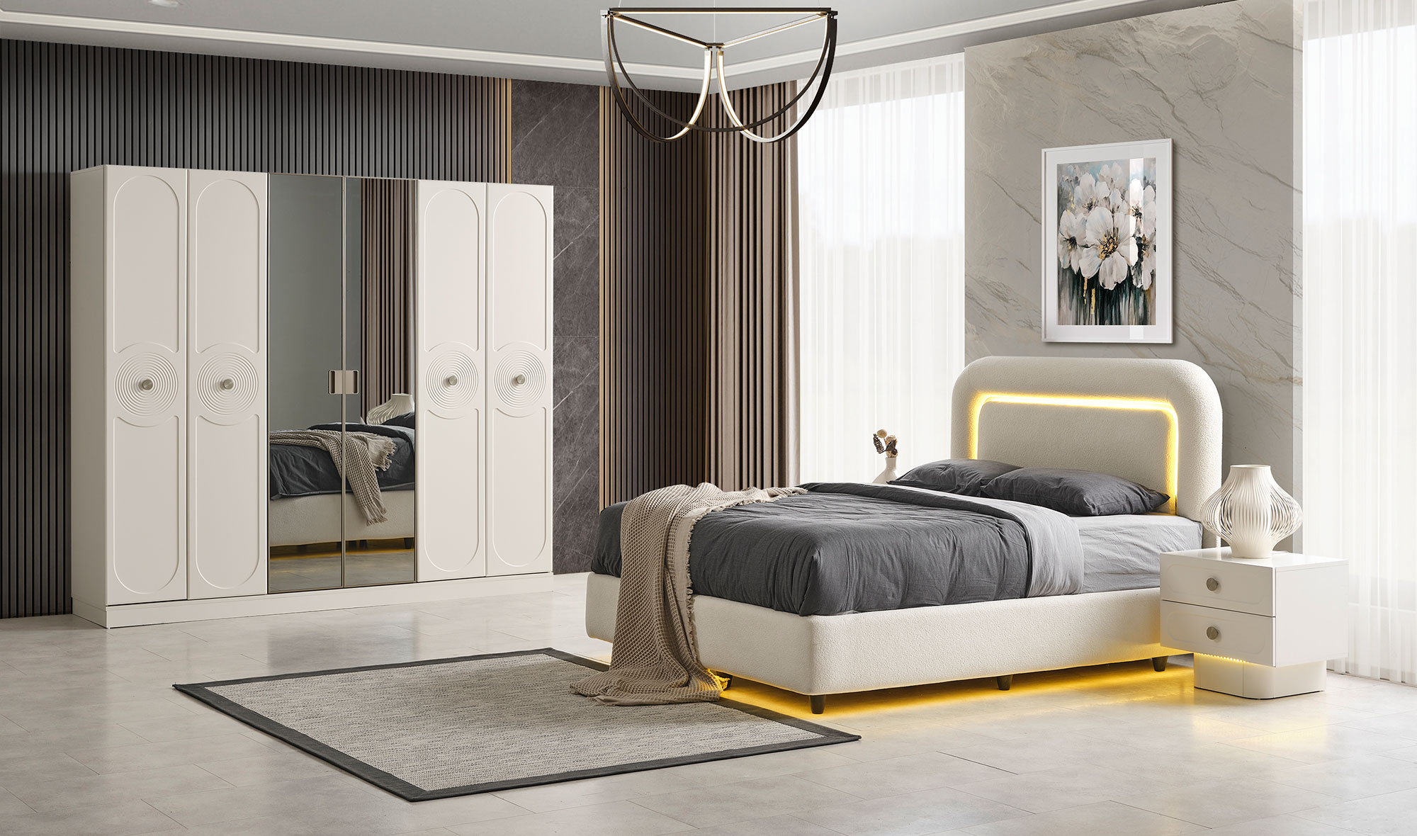 Fancy Mdf Yatak Odası