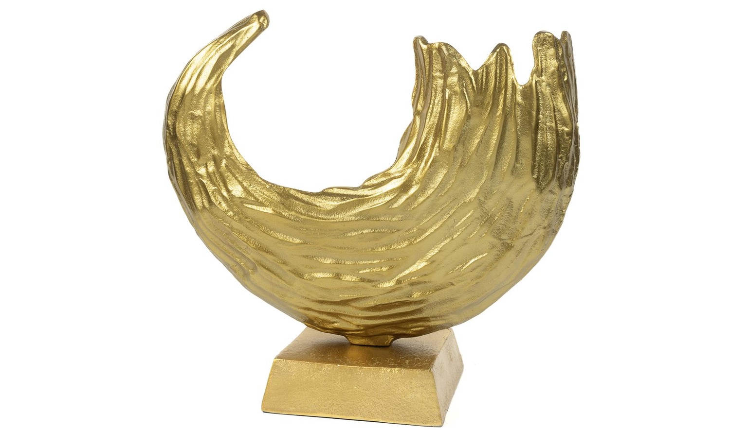 Gold Wavy Dekoratif Obje