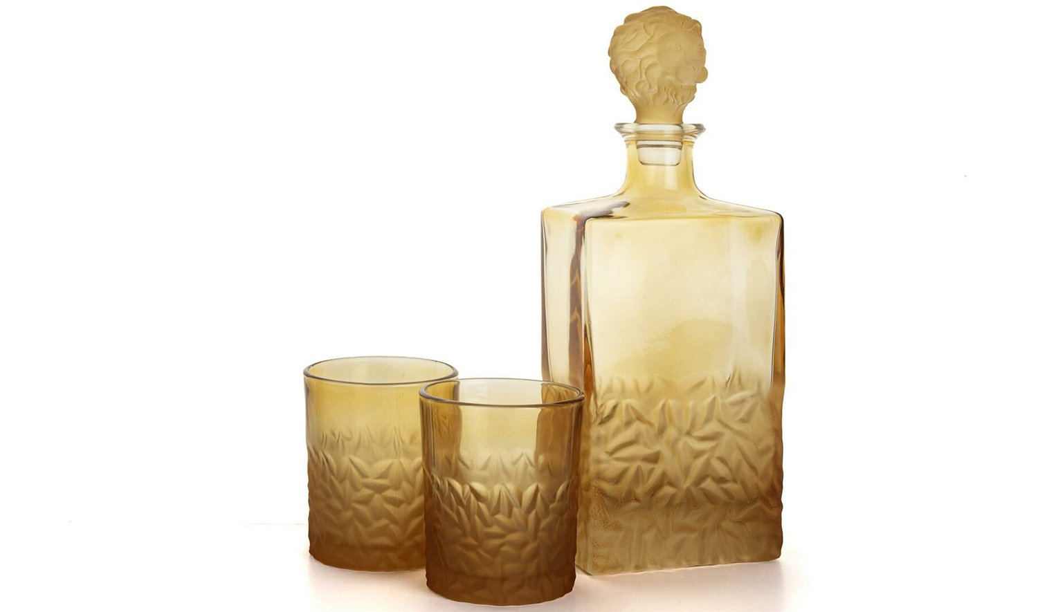 Amber Aslan Kapaklı 3lü Şişe Set