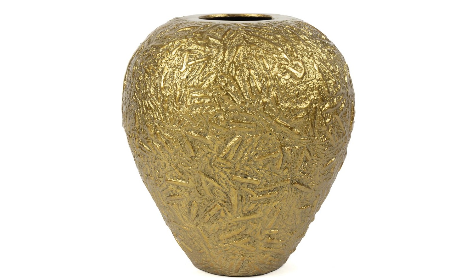 Gold Kabartmalı Vazo