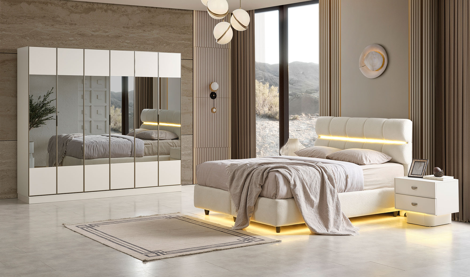 Arezzo Mdf Yatak Odası