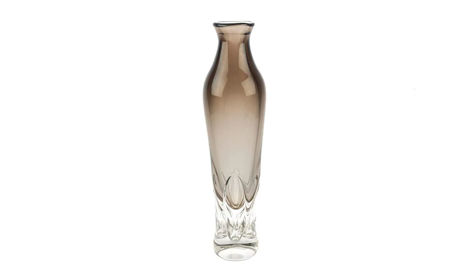 Clear Kahve Cam Vazo