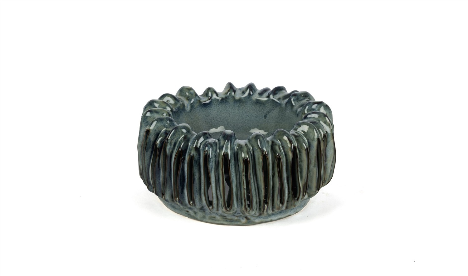 Turkuaz Kafes Tabak 26x14 cm