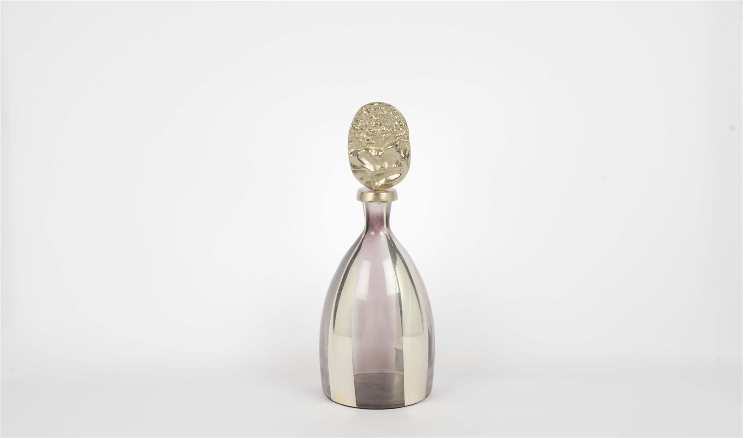 Şampanya Metali Gold Kapaklı Küp 46x15 cm